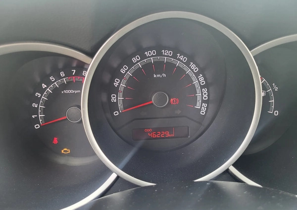 Kia Venga cena 49000 przebieg: 46229, rok produkcji 2017 z Pułtusk małe 232